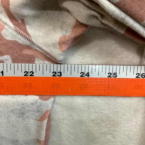 Nike Lightweight Full Zip Hoodie Jacket Pink Camo Women XL Organic Cotton Blend - Picture 3 of 7